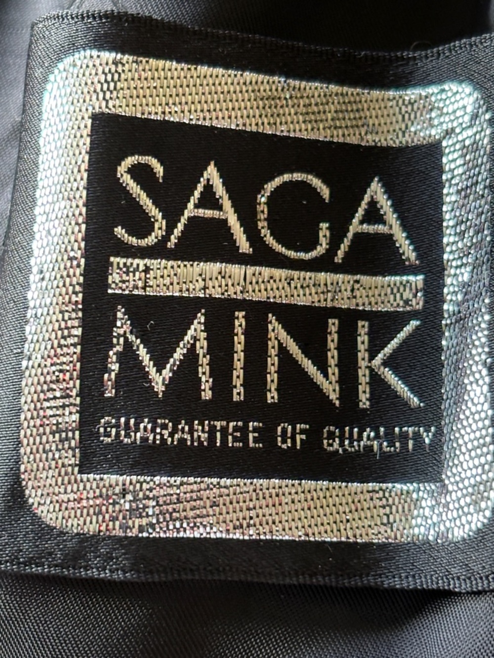 Saga Mink Brand Dark Brown/Black Mink Fur Jacket - Picture 4 of 9
